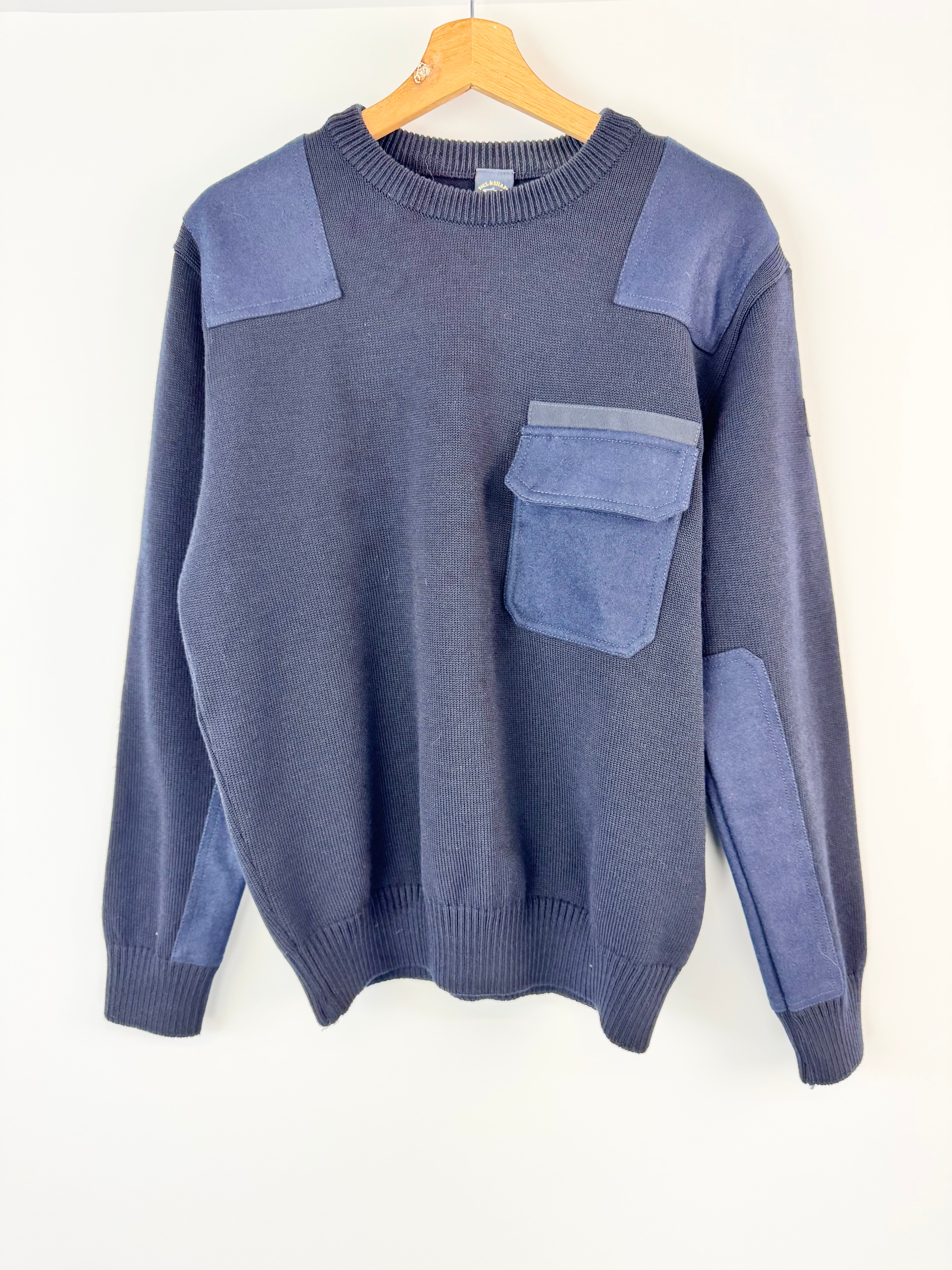 Paul Shark Deep Navy Wool Sweater - L