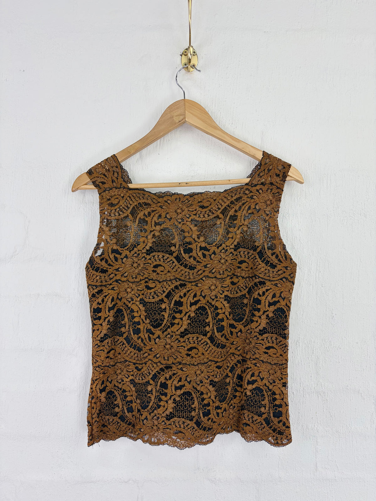 KAY Celine Bronze Lace Tank - AU14/16
