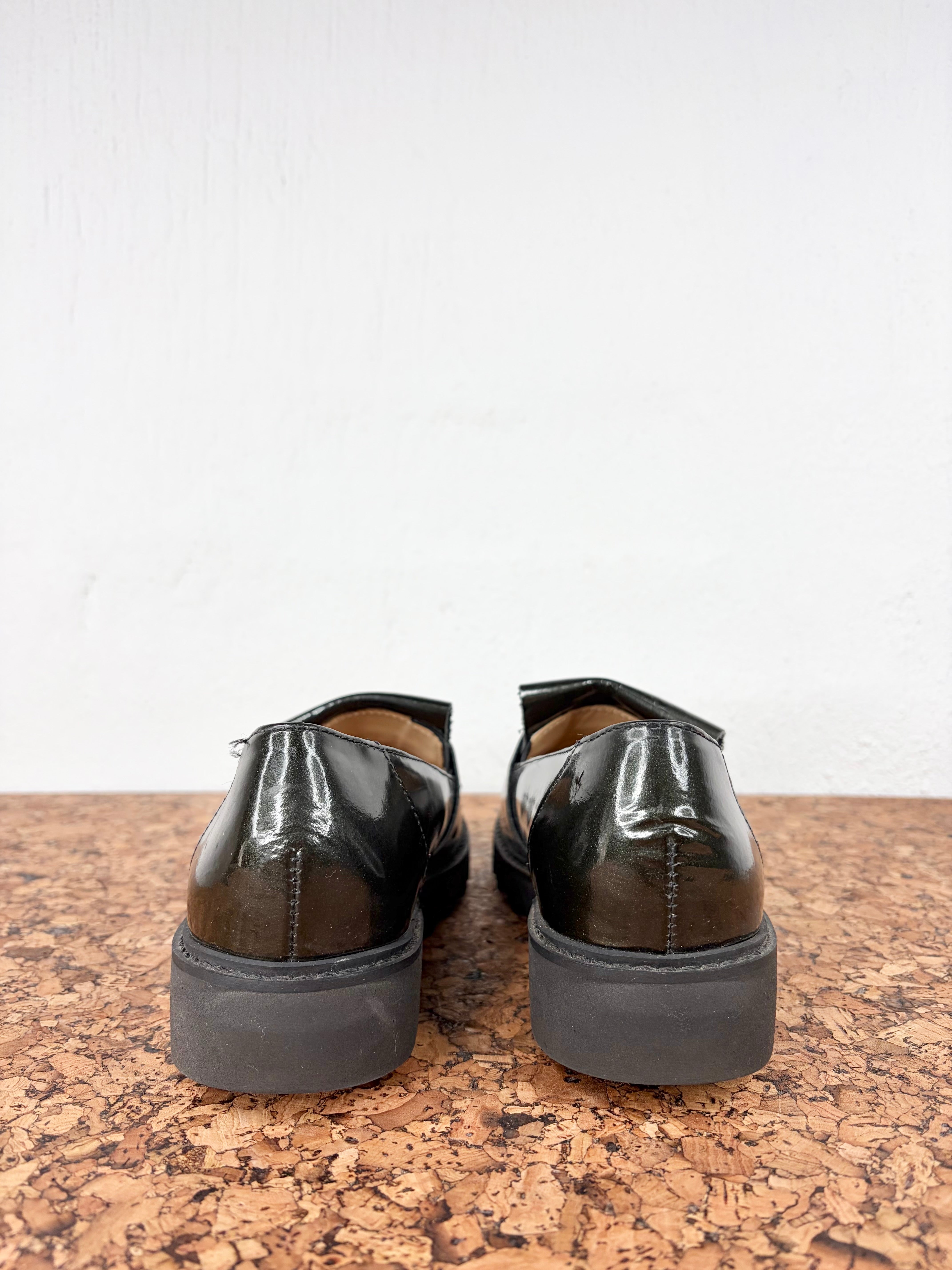 P.S.S Post Sole Studio Deep Green Loafer - EU37