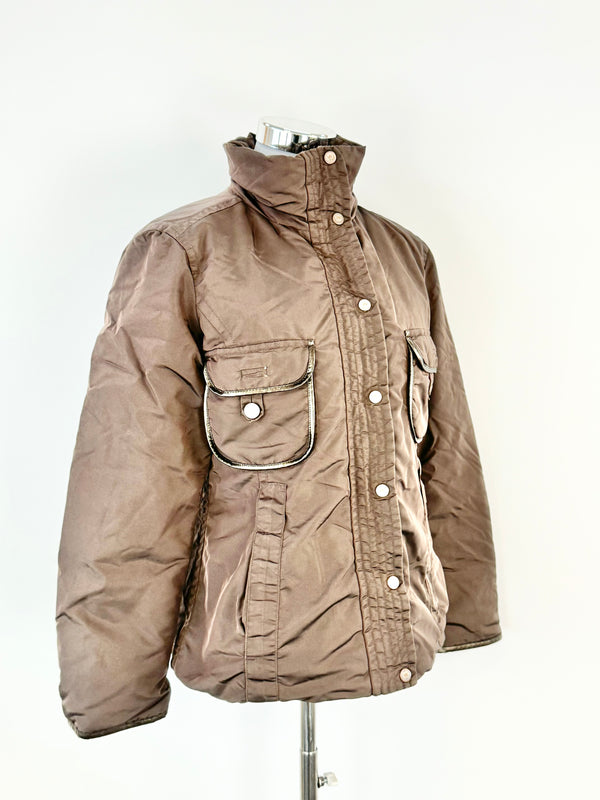 Weekend Max Mara Chocolate Padded Jacket - AU8