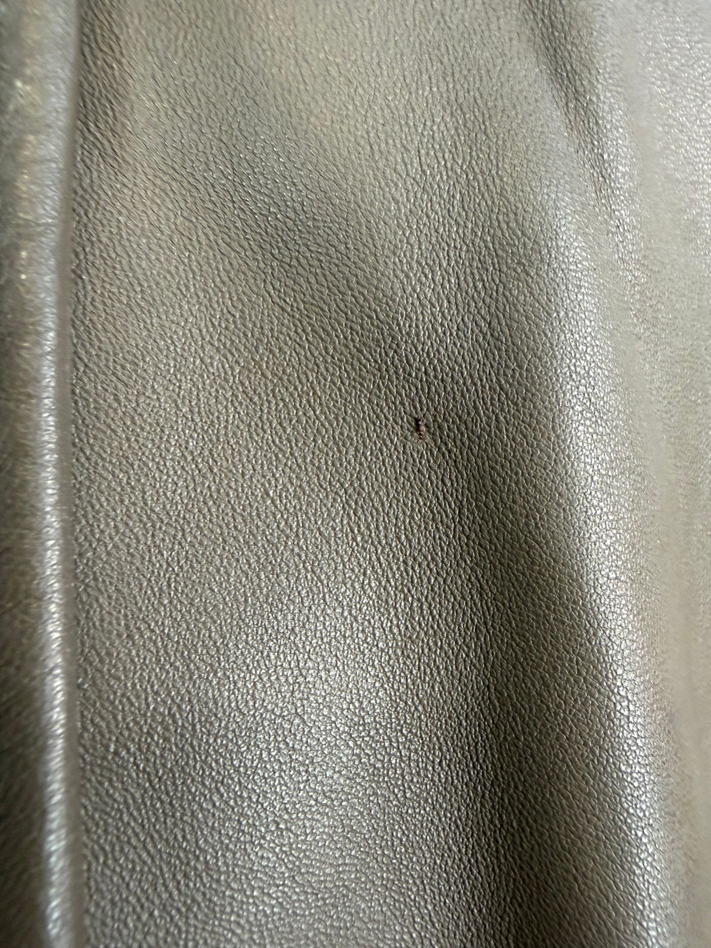 Vintage Franz Taupe Leather Jacket - AU12