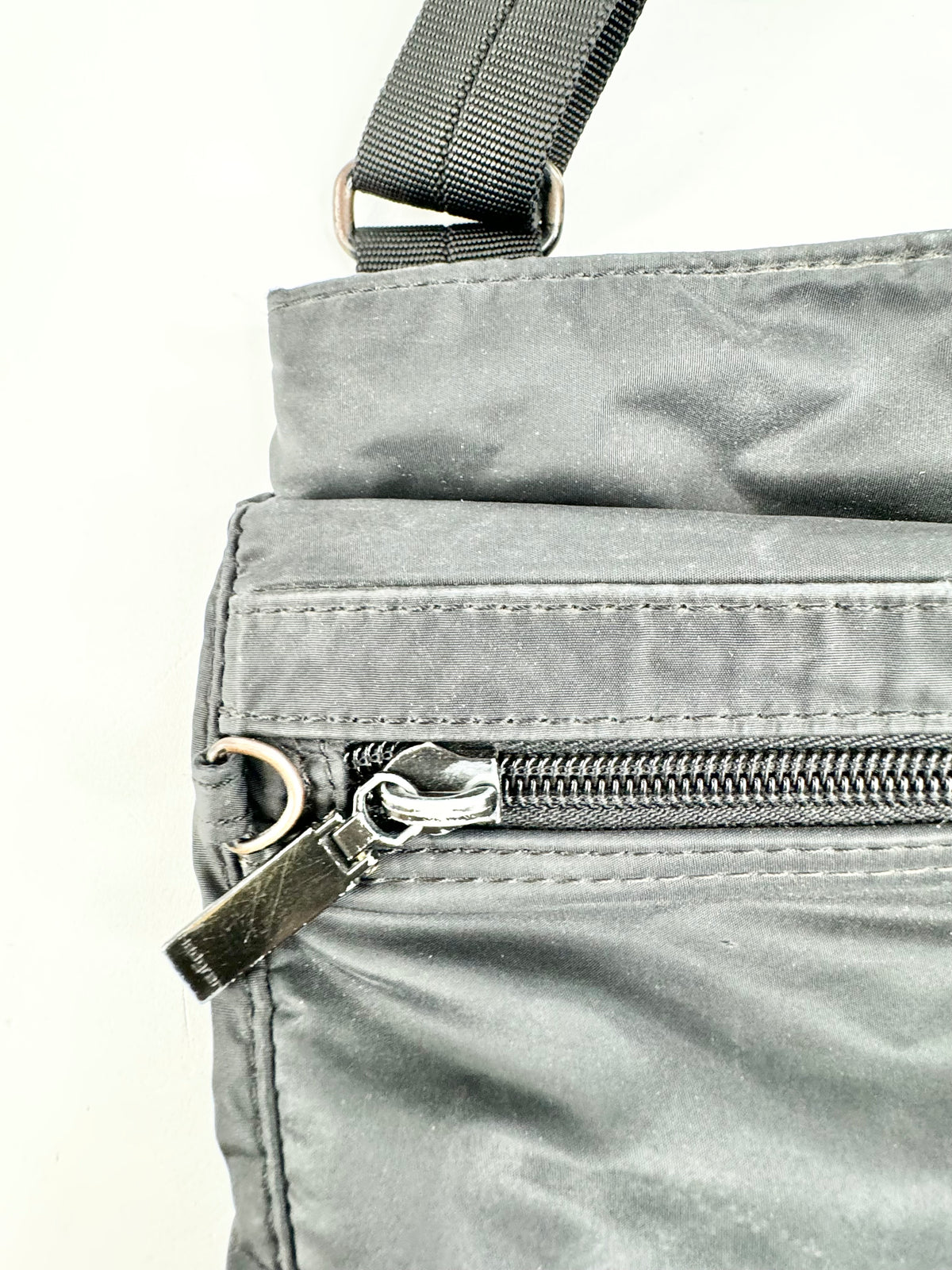 Hedgren Black Quilted Cross Body Bag