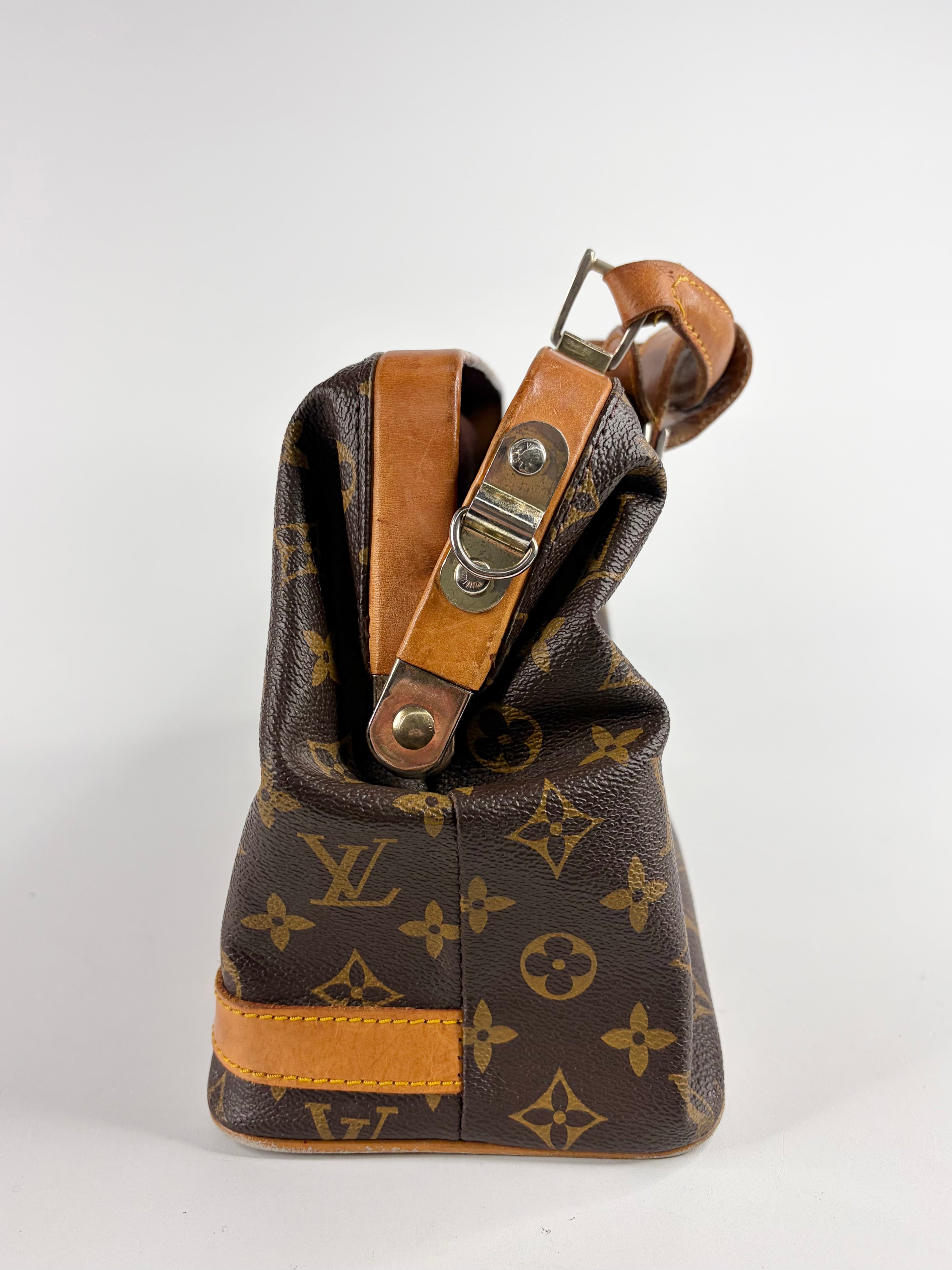 Vintage 1970s Louis Vuitton Monogrammed Doctors Bag