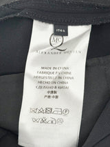 McQ Alexander McQueen Black Pleat Wide-Leg 3/4 Pant - AU10/12