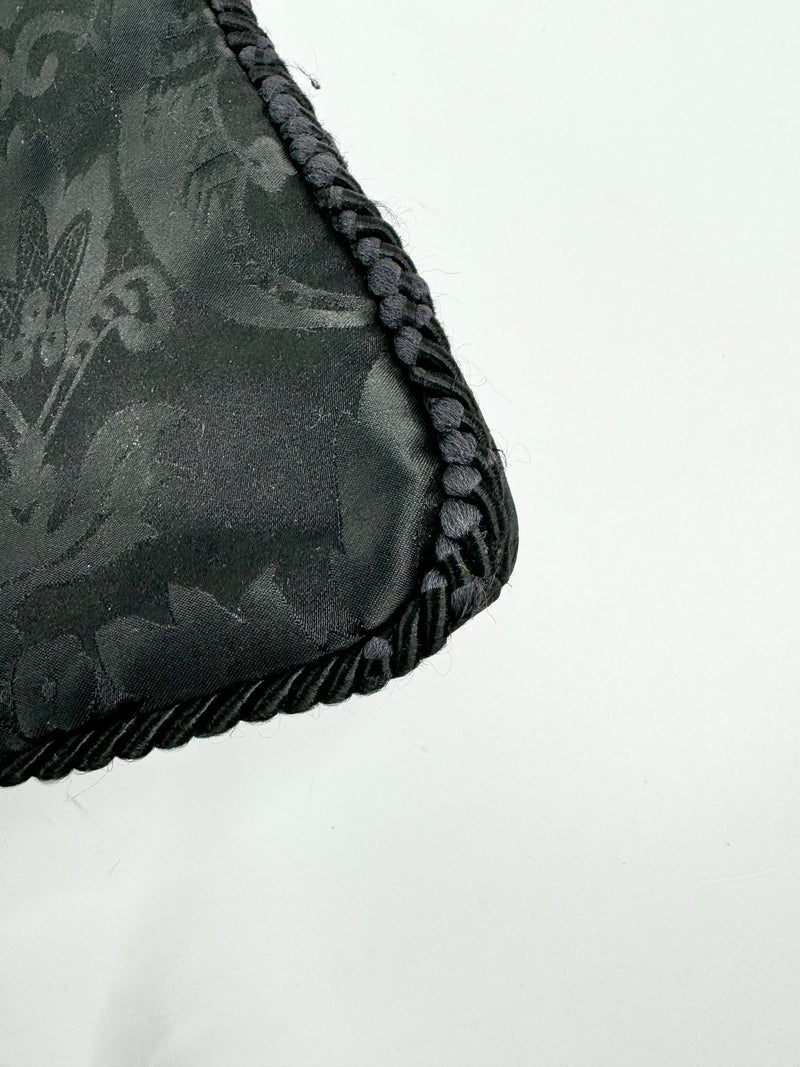 Vintage 1997 Dolce & Gabbana Black Brocade Handbag