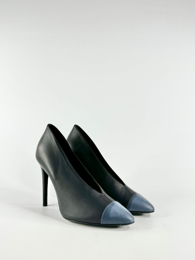 Scanlan Theodore Navy Blue Stilettos - EU41