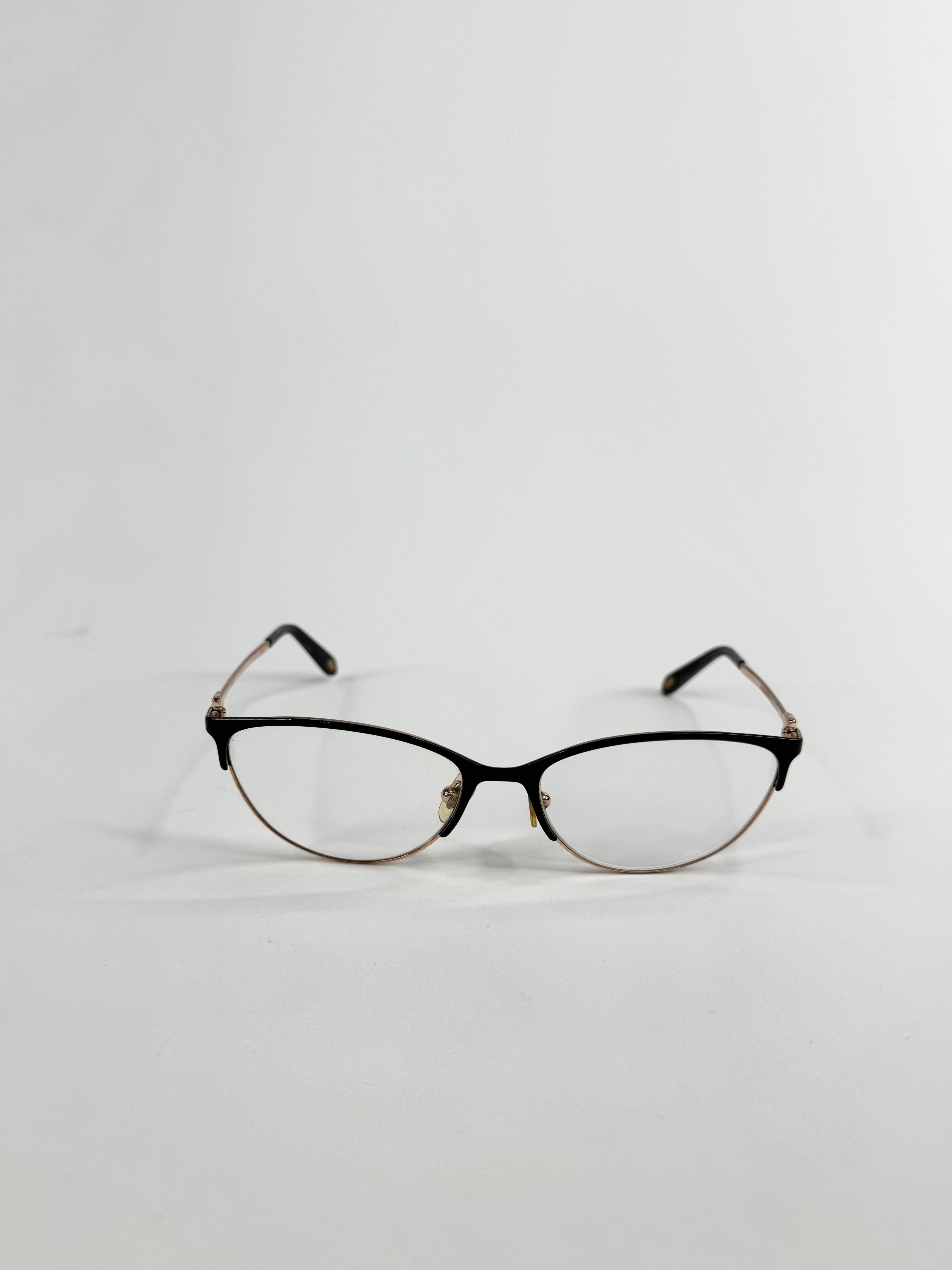 Tiffany & Co. Black & Gold 'TF1127 6122' Cat Eye Glasses