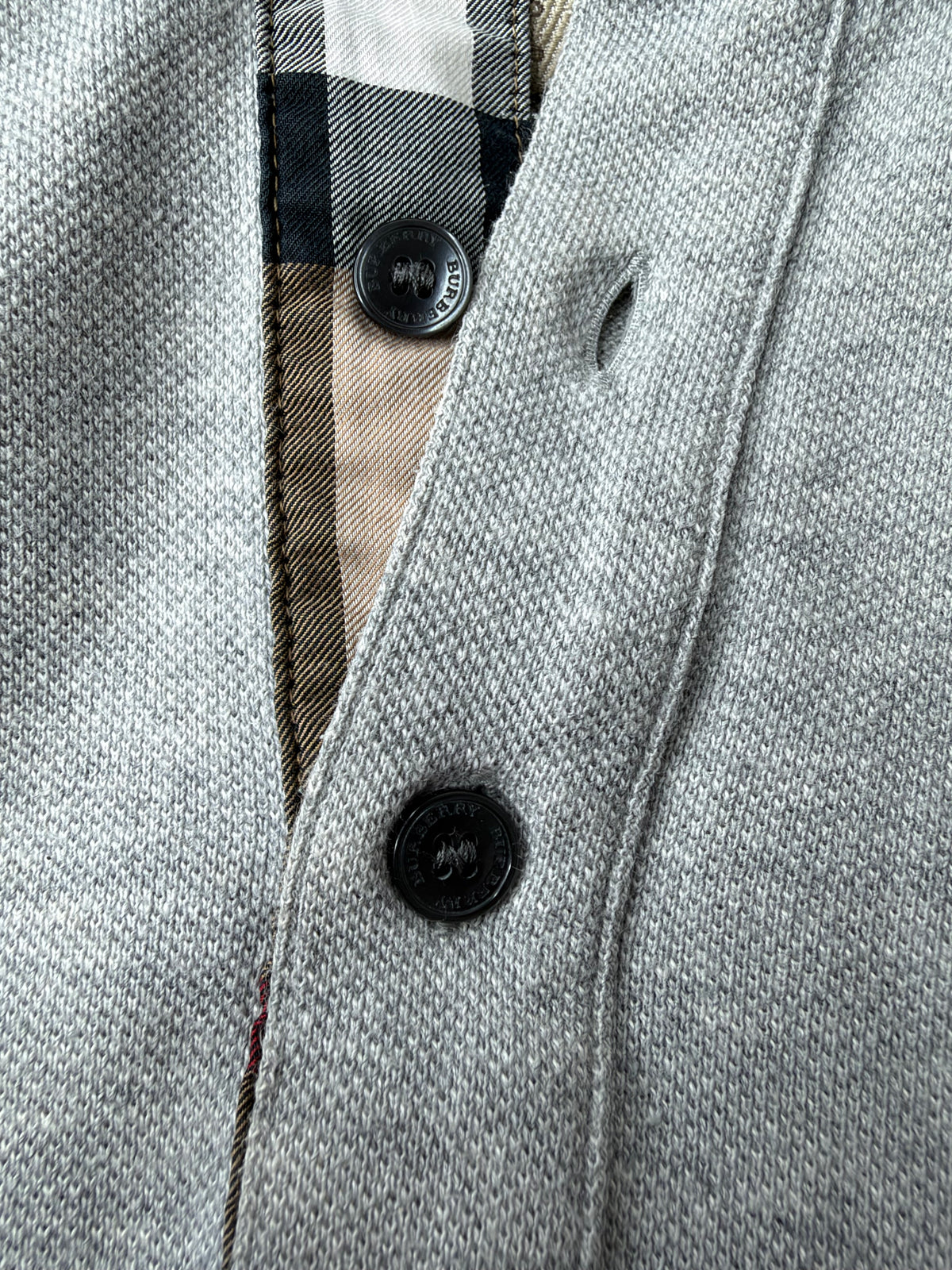 Burberry Brit Grey Short Sleeve Polo - S