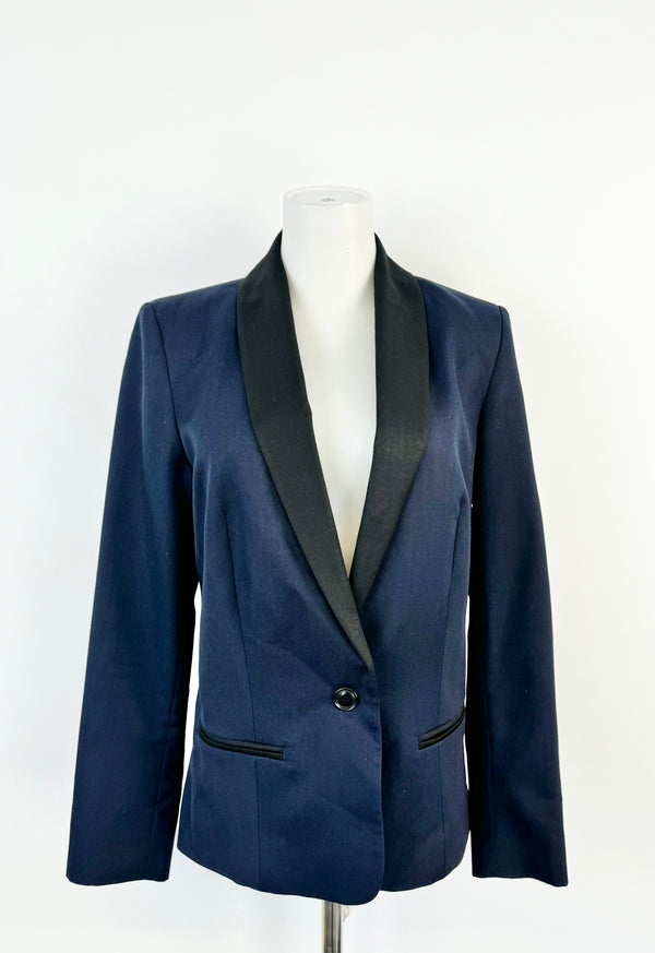 Helen Cherry Navy & Black Blazer - AU8