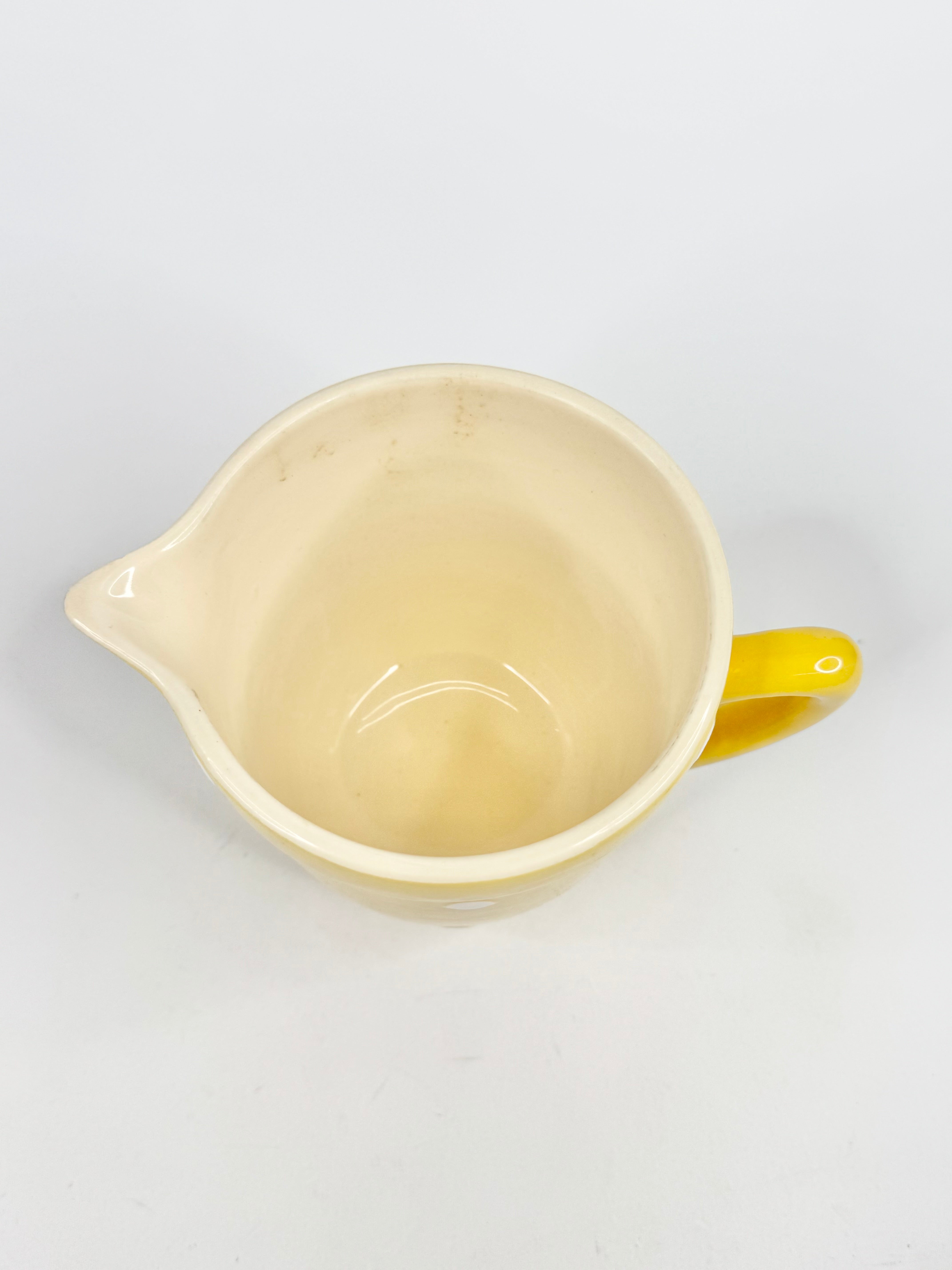 Vintage Diana Nitawear Sunflower Yellow Dotted Jug