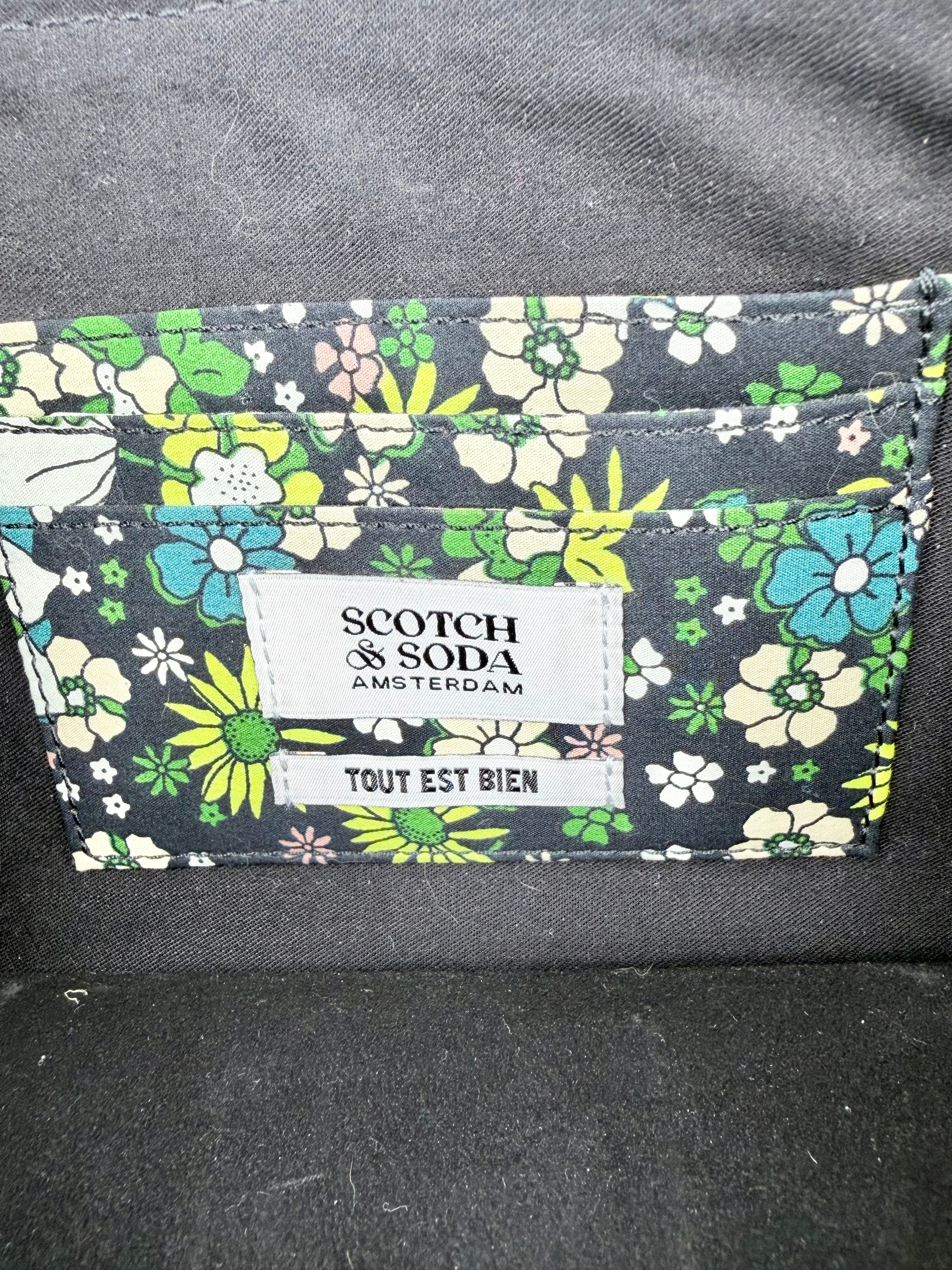 Scotch & Soda Tiger Print Flat Cross Body Bag
