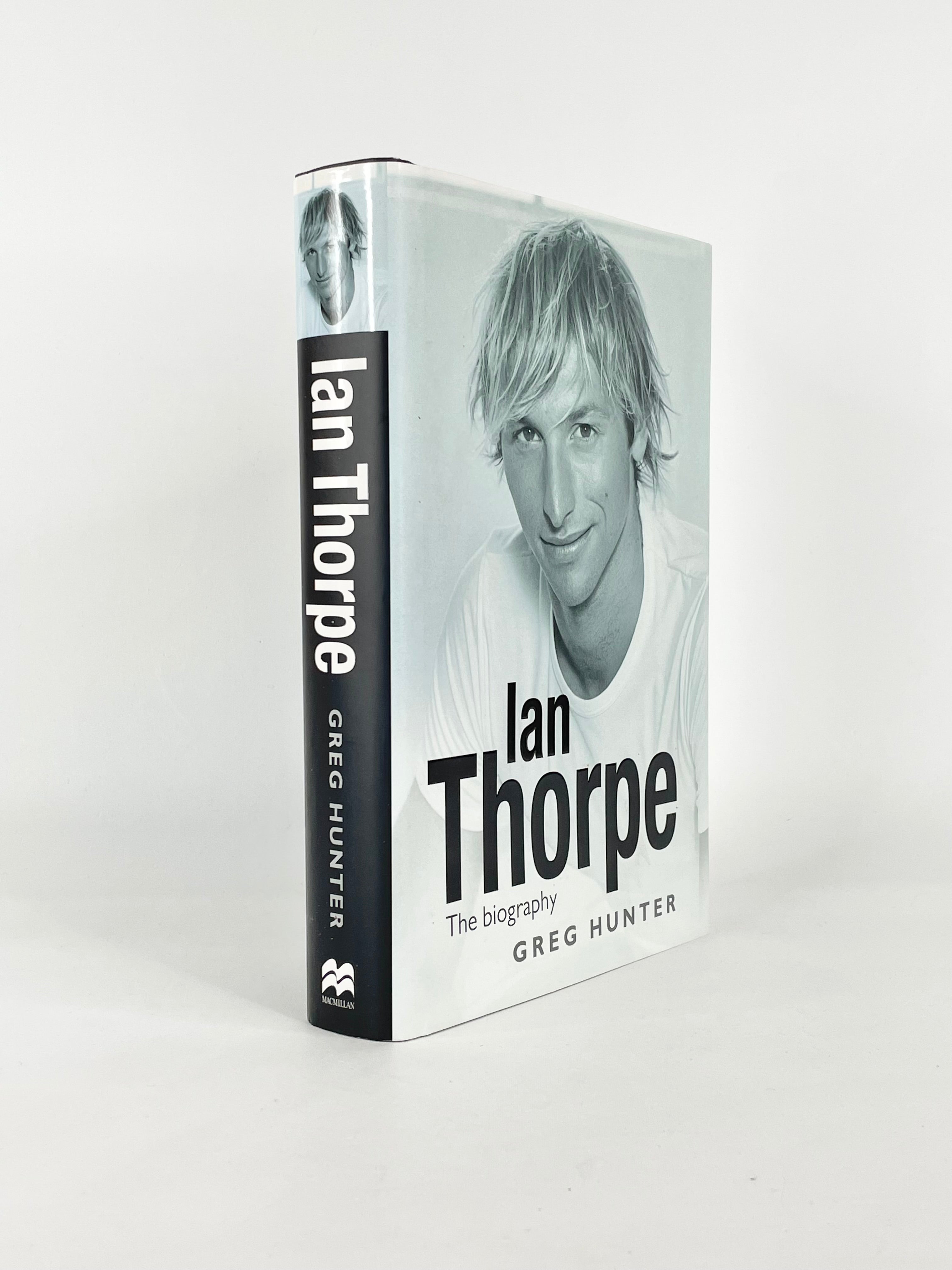Signed Ian Thorpe (Hardcover) Biography - Greg Hunter