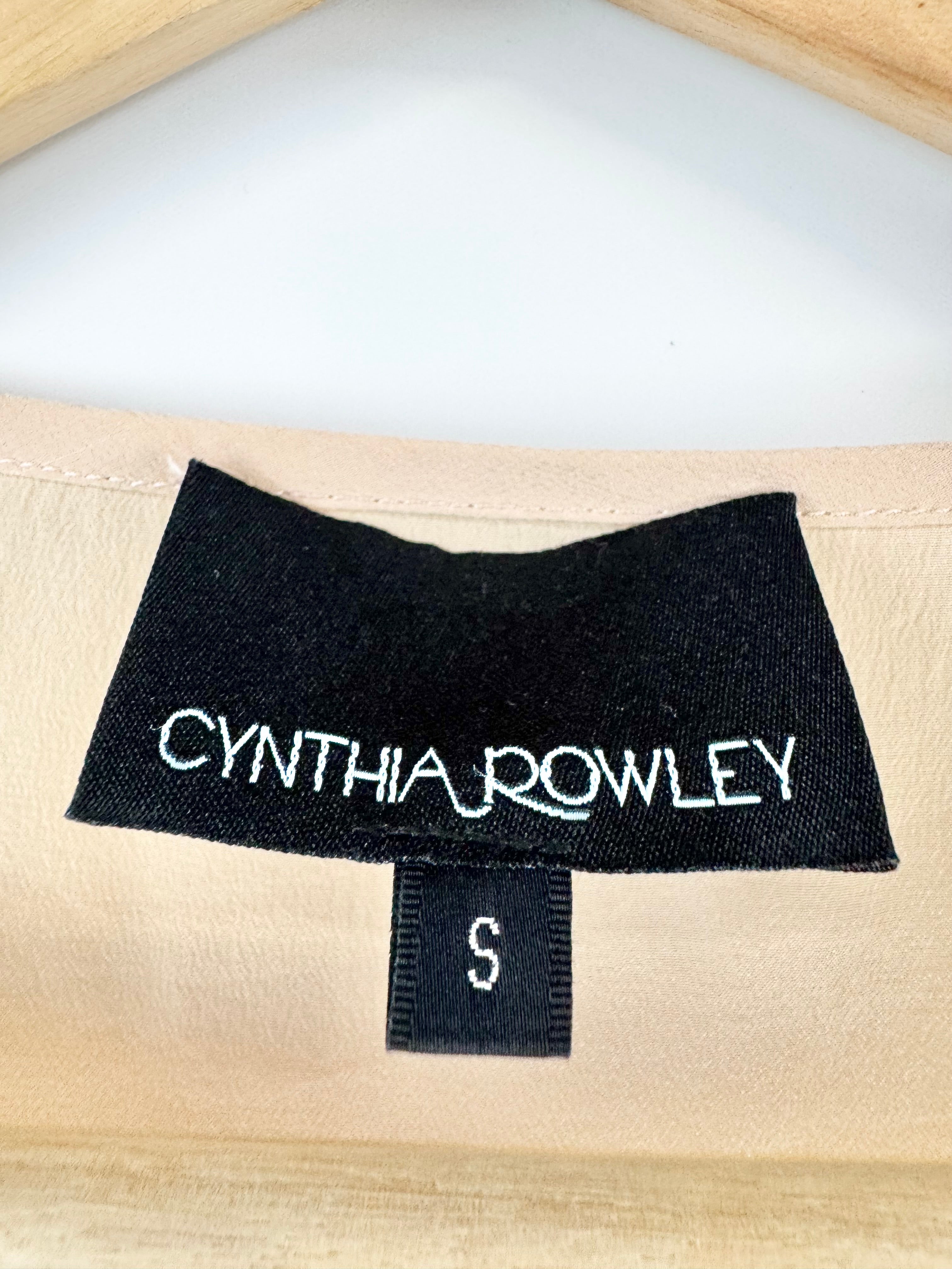 Cynthia Rowley Dúo Tone Silk Top - AU8/10