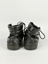 Christian Kimber for Harrolds Black Leather High-Top Sneakers - EU43