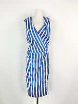 Vivienne Westwood Red Label Blue & White Striped Dress - AU10