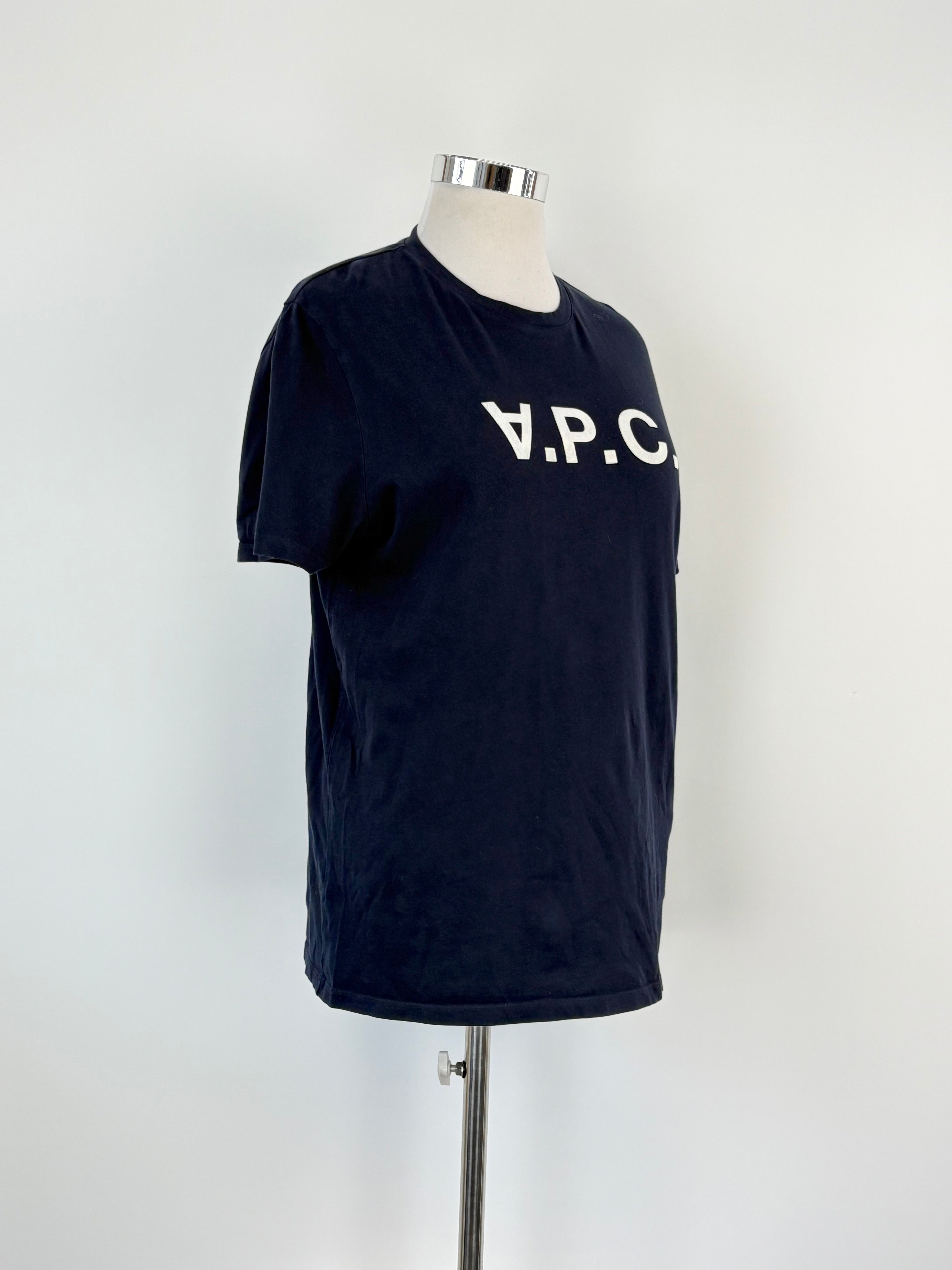 A.P.C. Rue Madame Paris Dark Navy 'VPC' T-Shirt - XL