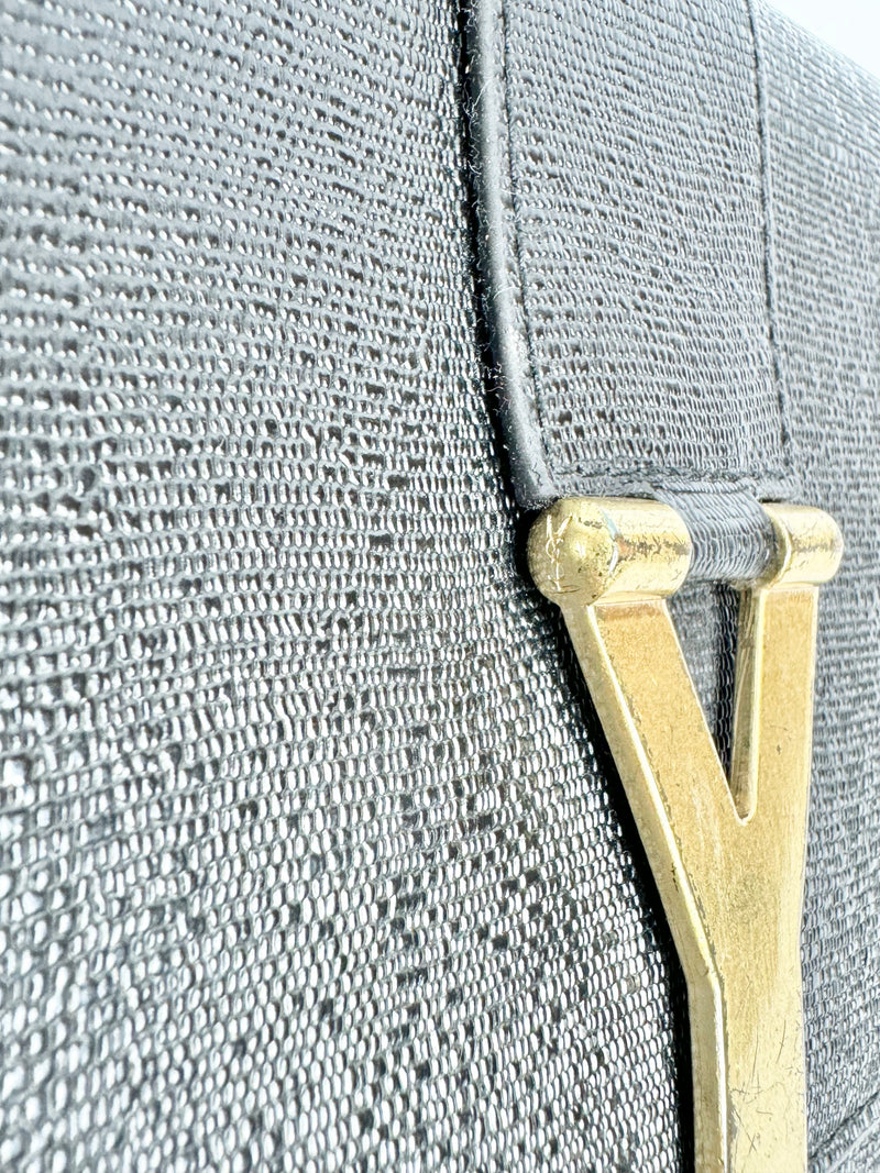 Vintage Yves Saint Laurent Black Chyc Clutch