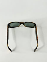 Christian Dior Optyl Gold Bifocal Prescription Rectangular Sunglasses