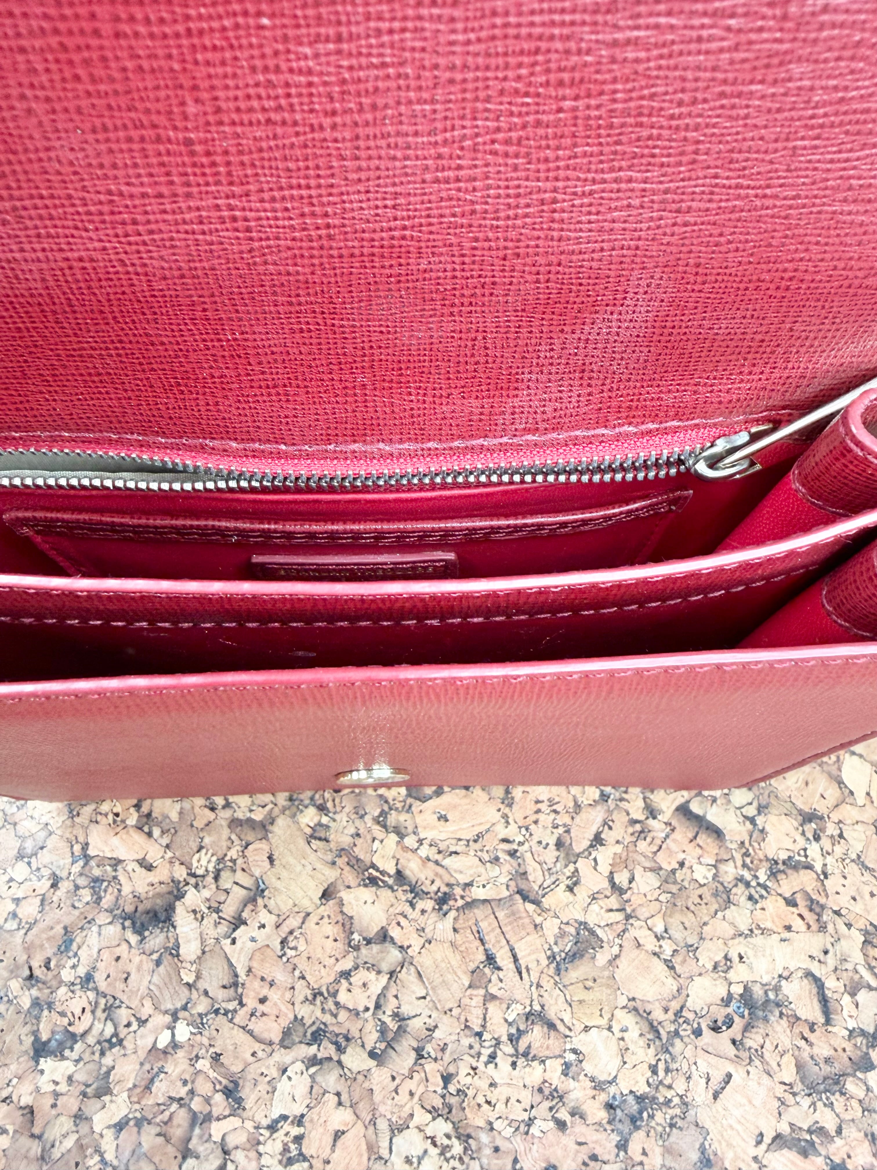 Scanlan Theodore Deep Red Studded Handbag