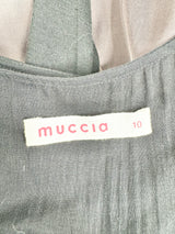 Muccia Black & Brown Merino Blend Dress - AU10