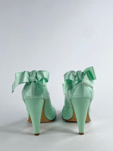 Fornarina Mint Green Ribbon Stilettos - EU36