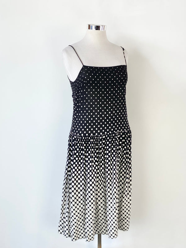 Zimmermann Black & White Dotted Dress - AU16