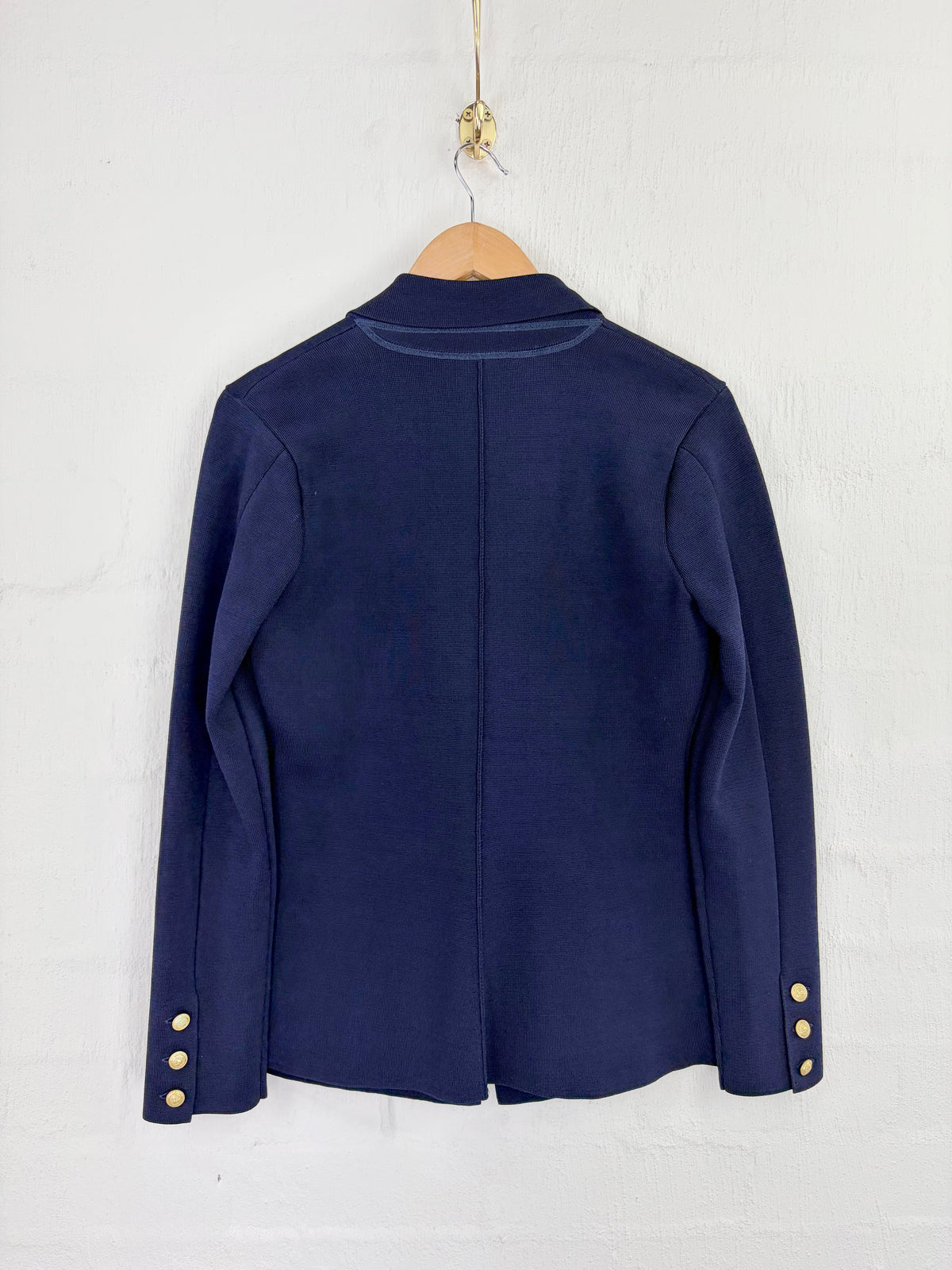 L'Agence Midnight Blue Knit Blazer - AU8/10