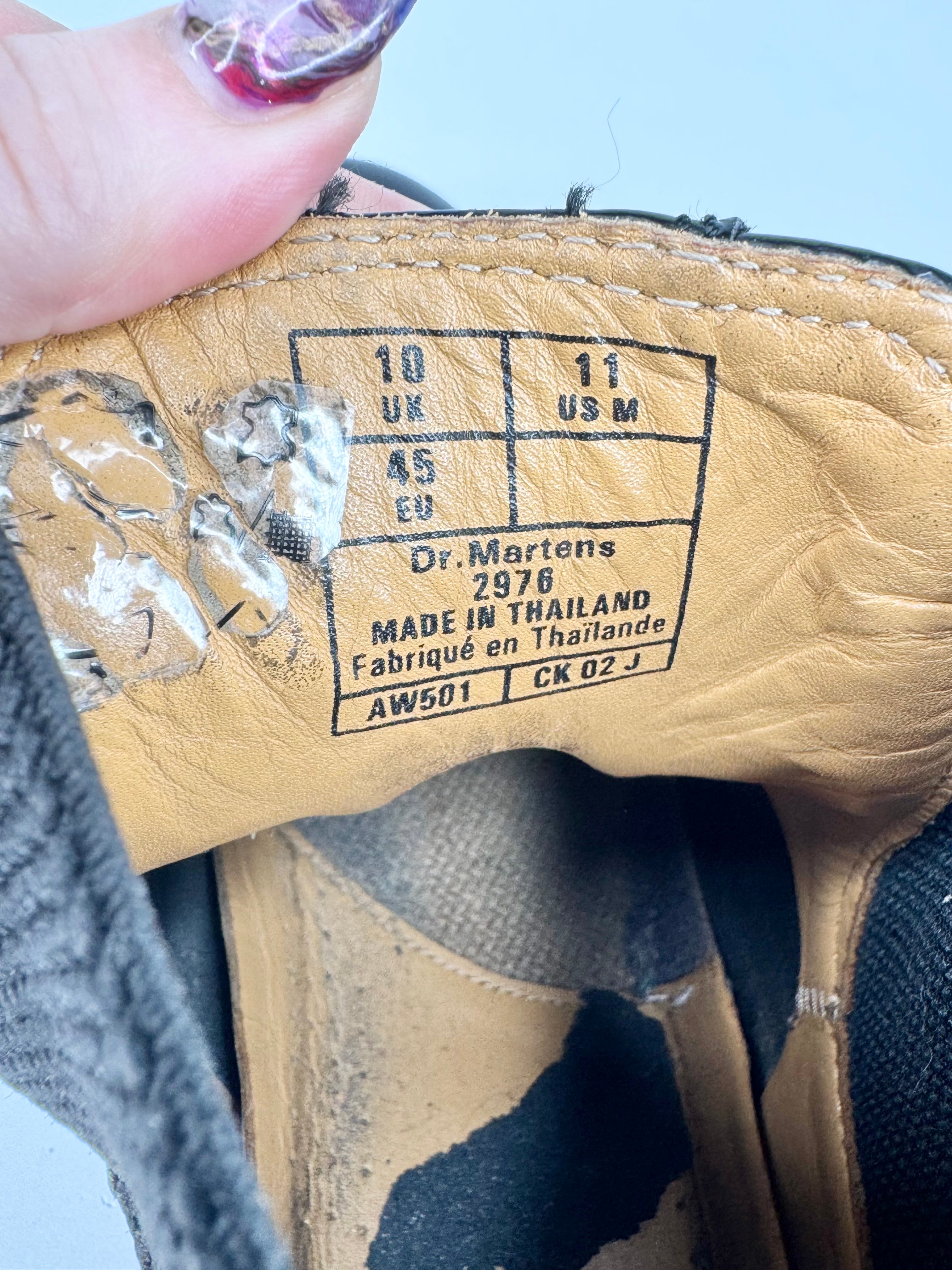 MFW Dr. Marten Smooth Black Boots - EU45