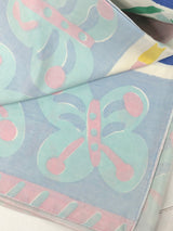 Vintage Ken Done Blue Birds Pattern Queen Doona Cover