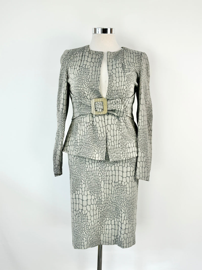 Armani Collezioni Grey Duotone Suit - AU12