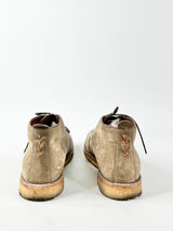 Zegna Suede Geige Lace Up Shoes - US8.5