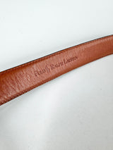 Ralph Lauren Polo Brown Leather Belt