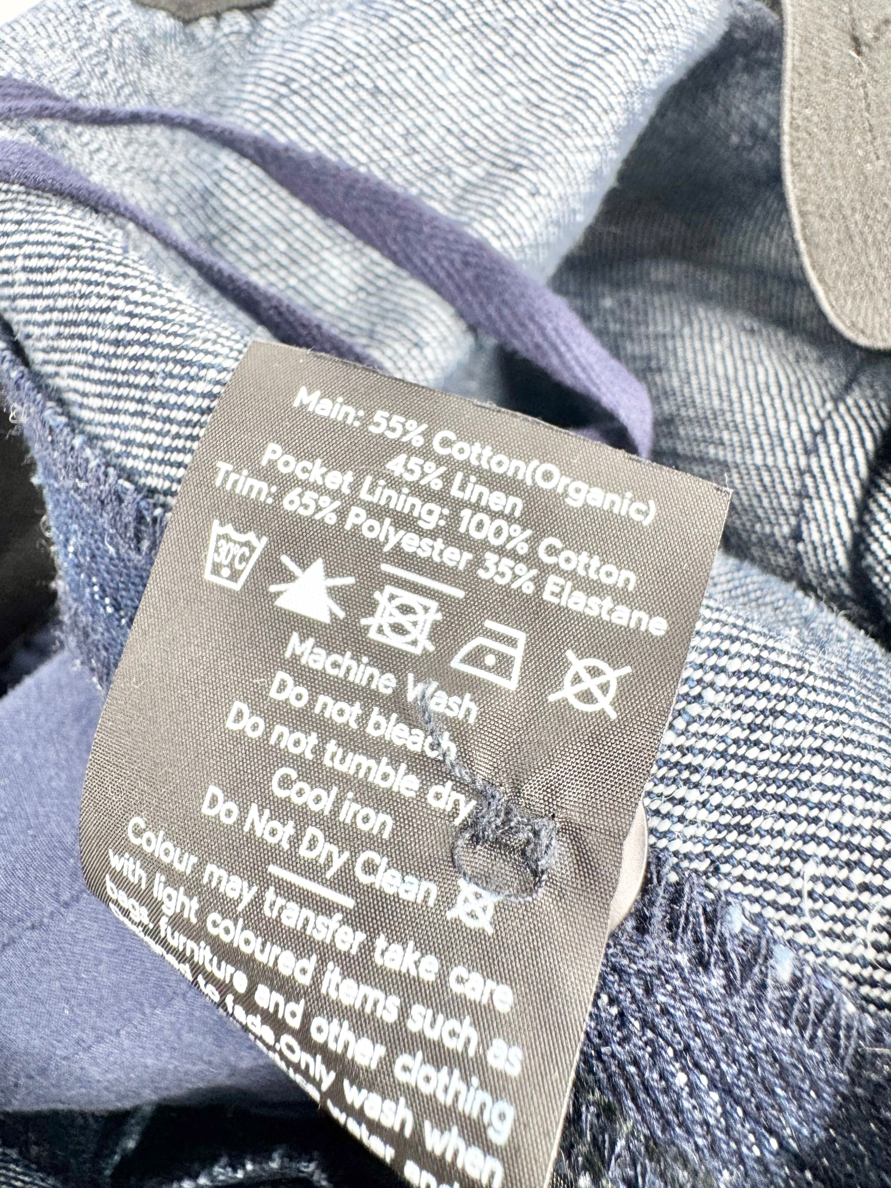 Elk Organic Wide Leg Denim Slacks - AU8