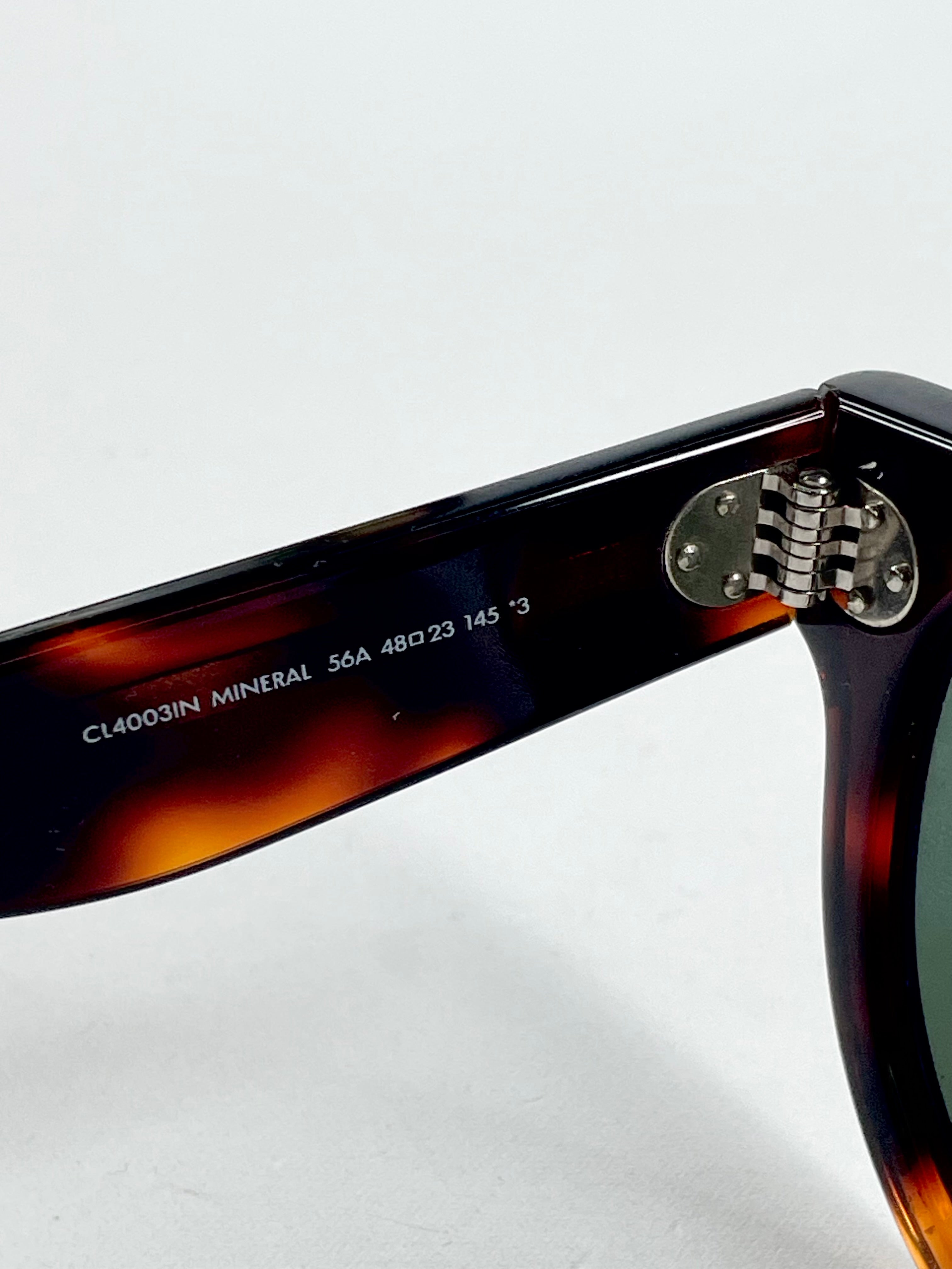 Cèline Shiny Havana/Smoke Mineral Lens Cat-Eye Sunglasses