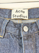 Acne Studios Dark Blue 'Van RW' Slim-Fit Jeans - W28