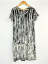 Boboutic Black & White Merle Knitted Column Dress - AU8/10