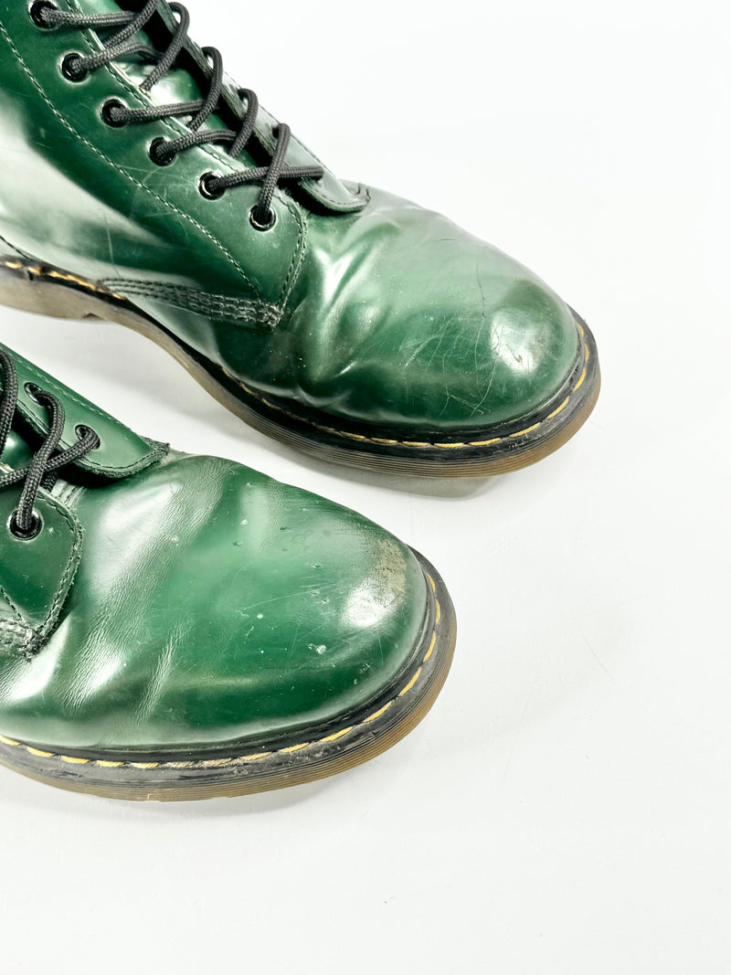 Dr. Martens 1460 Smooth Green Boots -