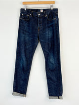 Edwin Dark Blue Denim Slim Tapered Jeans - W30