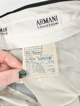 Giorgio Armani Blue Pinstriped Suit - 46 & 30
