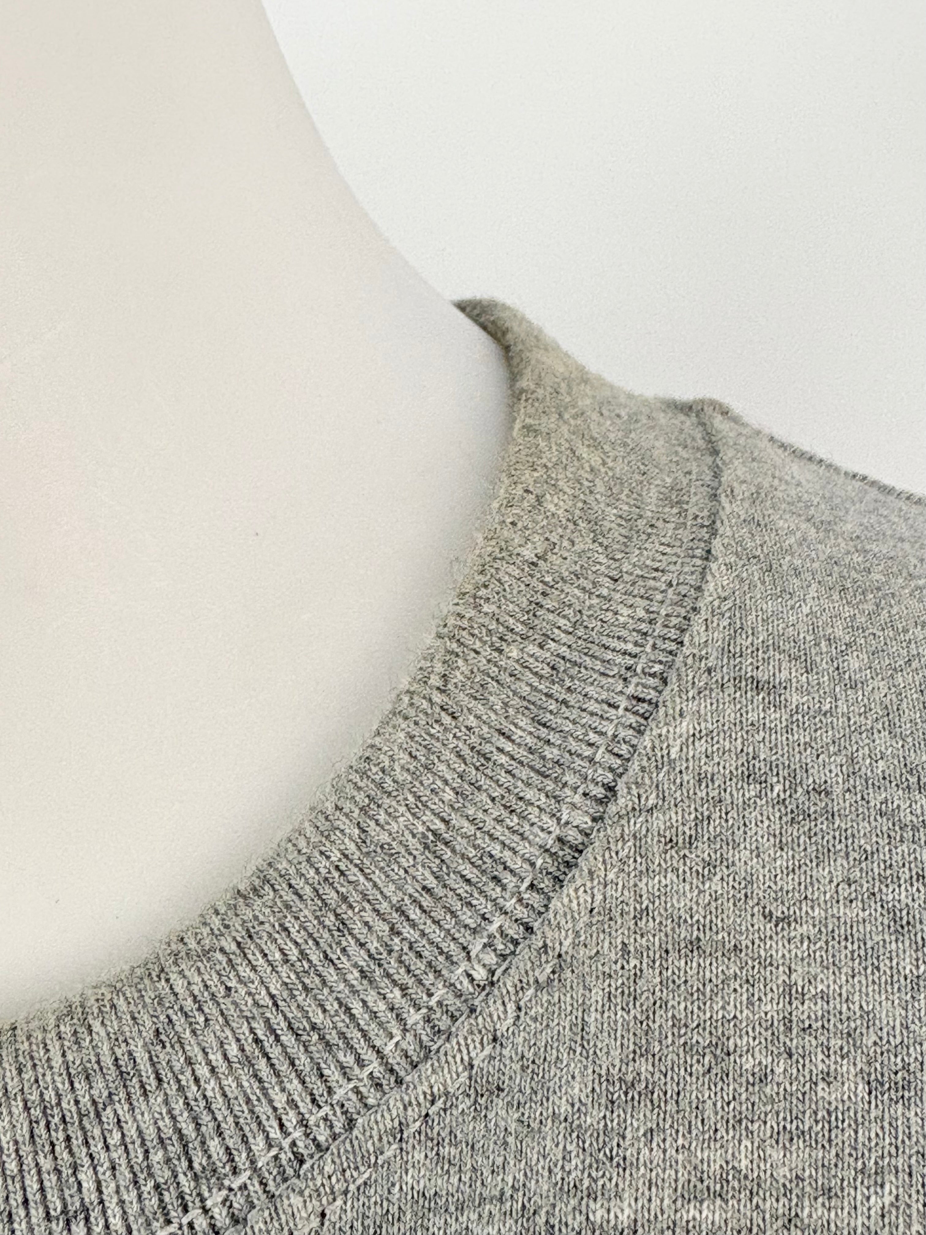 Coach Heather-Grey Retro Logo Crewneck Sweater - AU8/10