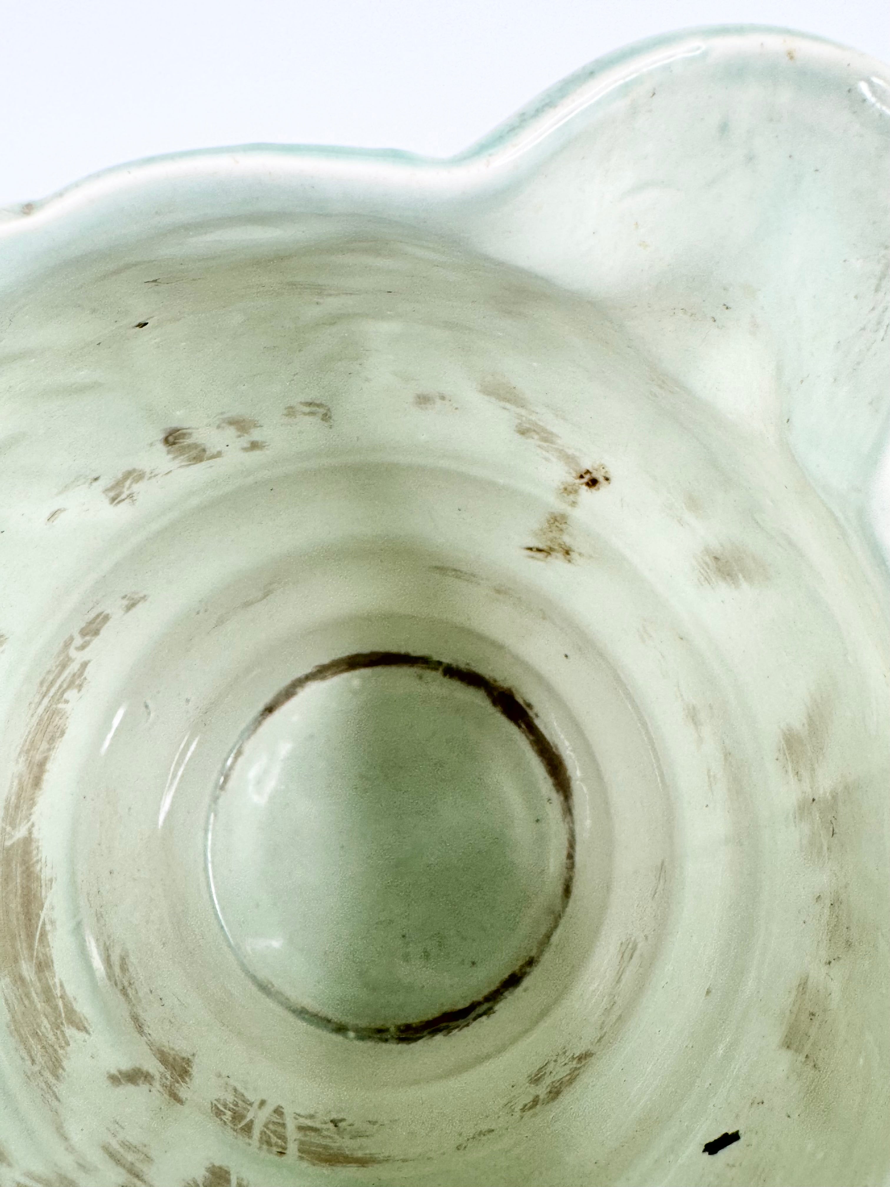 Vintage 1935 Clarice Cliff Celadon Glazed Ceramic Jug