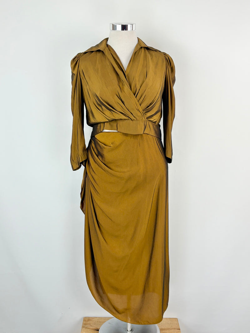 Double 5 Four Bronze Crop Top & Skirt Set - AU12/14