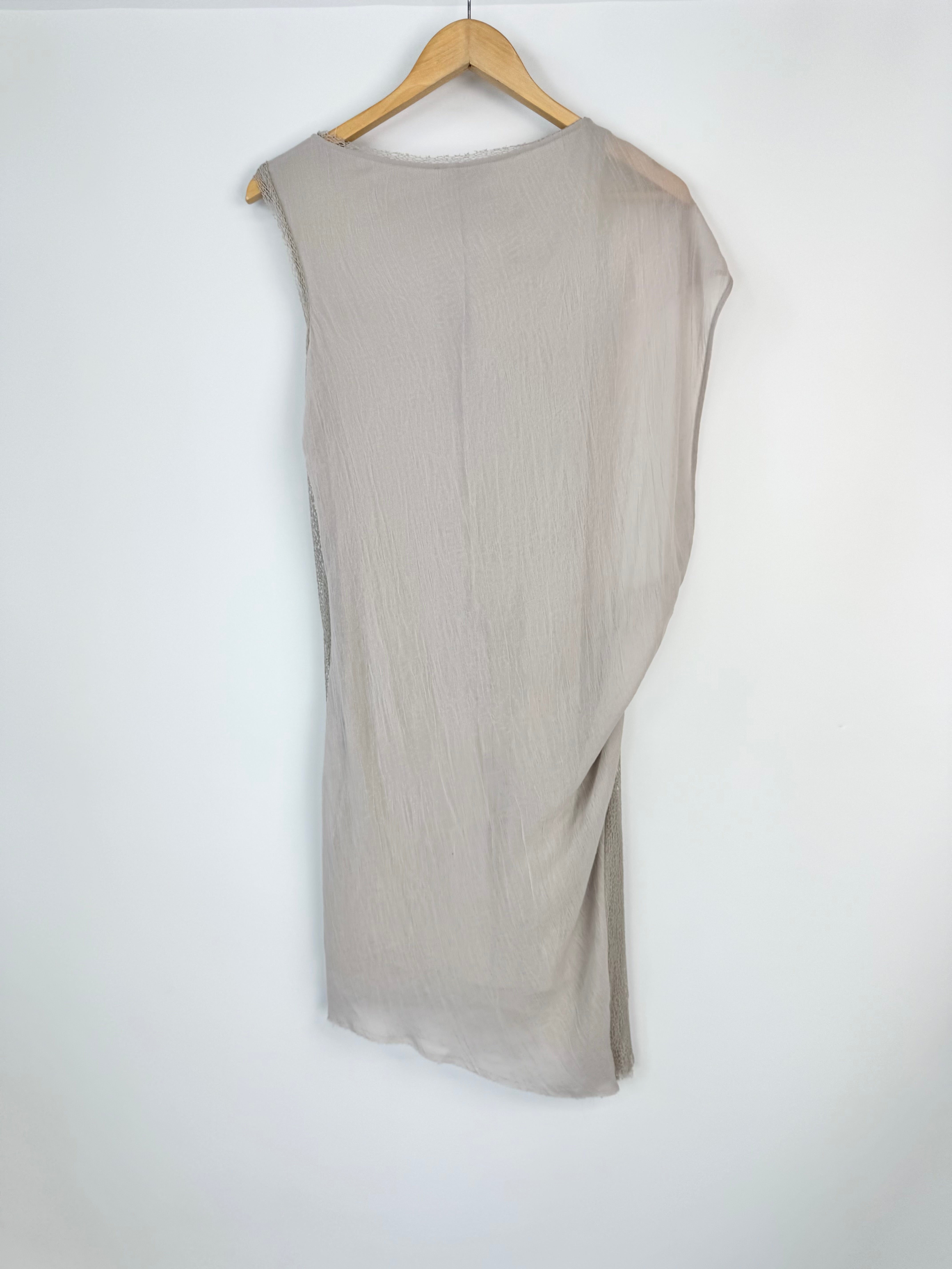 Helmut Lang Cool Toned Biege Tunic - AU8/10