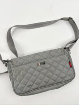 Hedgren Grey Quilted Crossbody Bag