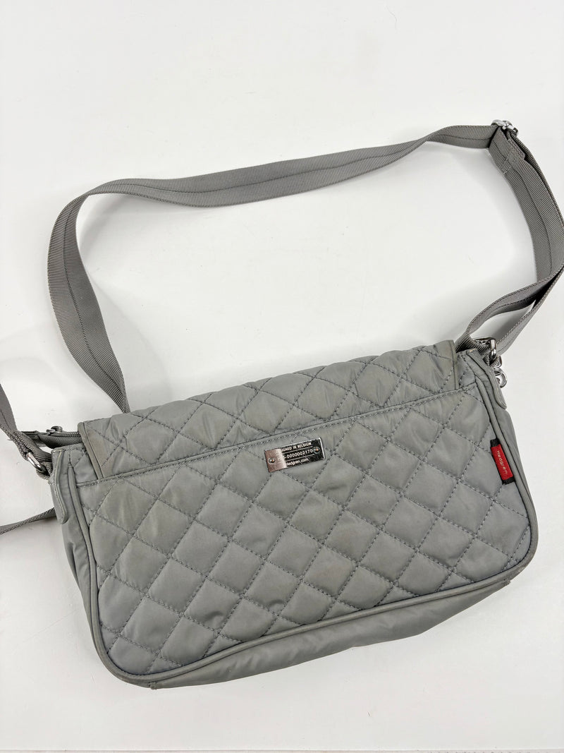 Hedgren Grey Quilted Crossbody Bag
