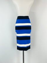 BCBGMaxazria Blue, Black & White 'Viola' Mini Skirt - AU8