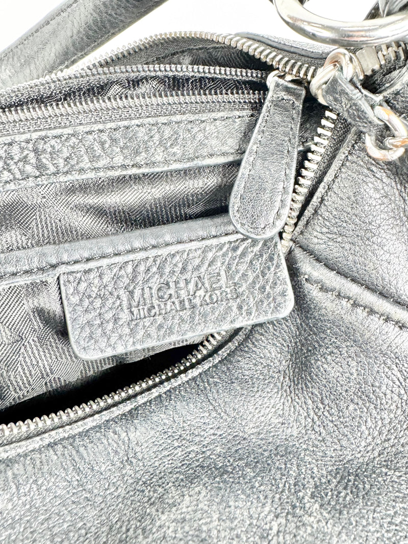 Michael Kors Black Leather Shoulder Bag