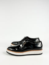 Vince Black Leather 'Reed' Lace Ups - EU38