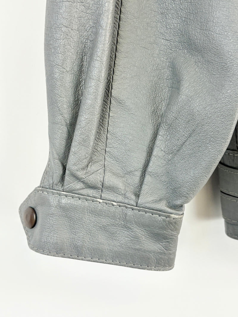 Vintage Radman Slate Leather Jacket - AU12/14