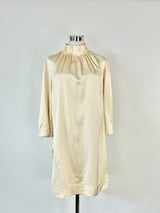 Cos Pale Gold Long Sleeve Dress - AU10